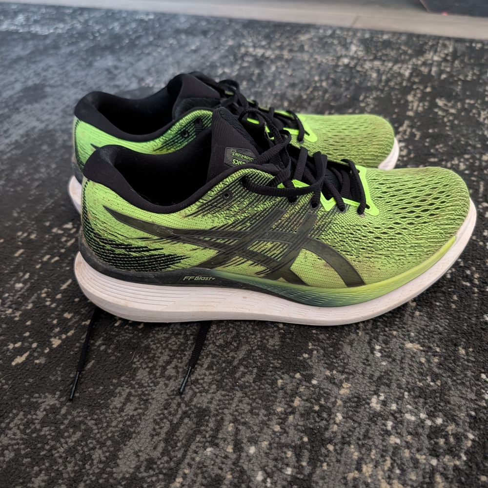 ASICS Men's Lime Green Athletic Shoes